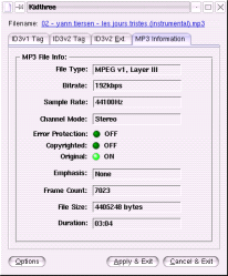 MP3 File Information